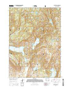 Fayette Lake 2015 topographic map thumbnail