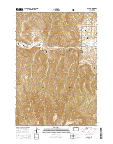 Flag Peak 2015 topographic map thumbnail