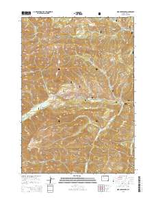 Dick Creek Lakes 2015 topographic map thumbnail