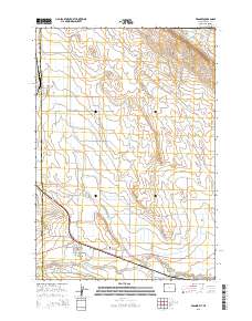 Frannie 2015 topographic map thumbnail