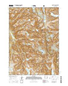 Gannett Peak 2015 topographic map thumbnail