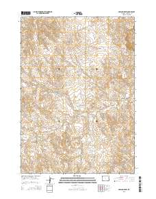 Garland Draw 2015 topographic map thumbnail