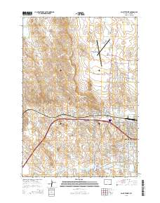 Gillette West 2015 topographic map thumbnail