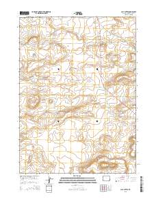 Clay Buttes 2015 topographic map thumbnail