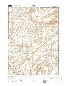 Cow Creek Ranch 2015 topographic map thumbnail