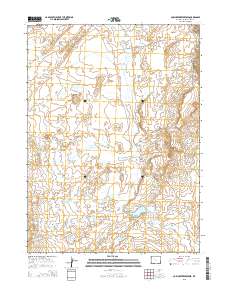 Cow Creek Reservoir 2015 topographic map thumbnail