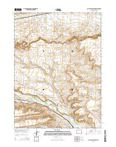 Cow Hollow Creek 2015 topographic map thumbnail