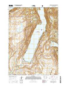 Fremont Lake South 2015 topographic map thumbnail