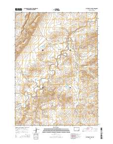 Fiftymile Flat 2015 topographic map thumbnail