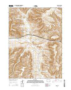 Fossil 2015 topographic map thumbnail