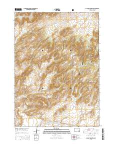 Ice Cave Mountain 2015 topographic map thumbnail