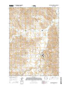 Greasewood Reservoir 2015 topographic map thumbnail