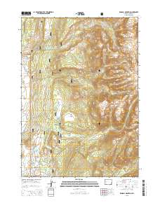 Kendall Mountain 2015 topographic map thumbnail
