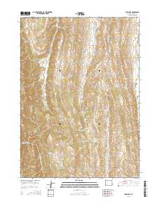 Huff Lake 2015 topographic map thumbnail