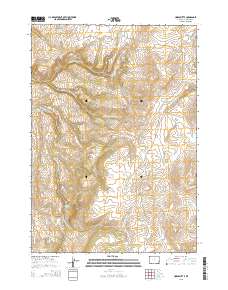 Horse Butte 2015 topographic map thumbnail