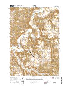 Hulett 2015 topographic map thumbnail