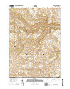 Gordon Creek 2015 topographic map thumbnail