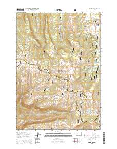Granite Pass 2015 topographic map thumbnail
