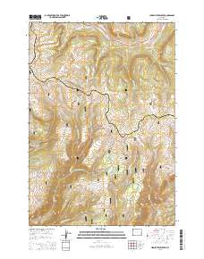 Hidden Tepee Creek 2015 topographic map thumbnail
