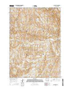 Indian Creek 2015 topographic map thumbnail