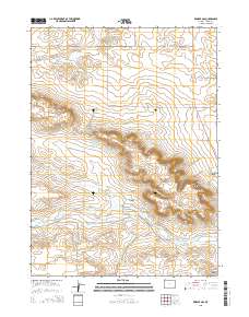 Kessler Gap 2015 topographic map thumbnail