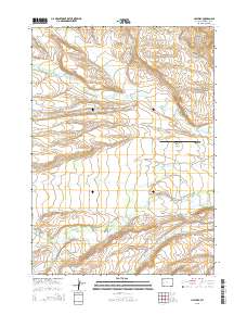 Halfway 2015 topographic map thumbnail