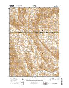 Hillberry Rim 2015 topographic map thumbnail