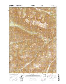 Hurricane Mesa 2015 topographic map thumbnail