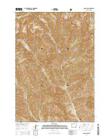Jaggar Peak 2015 topographic map thumbnail