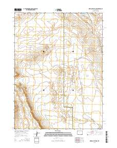 Mexican Flats NW 2015 topographic map thumbnail