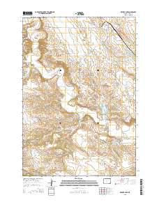 Kruger Lake 2015 topographic map thumbnail