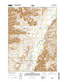 La Barge 2015 topographic map thumbnail