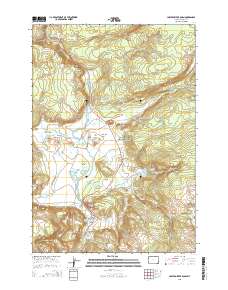 Lower Geyser Basin 2015 topographic map thumbnail