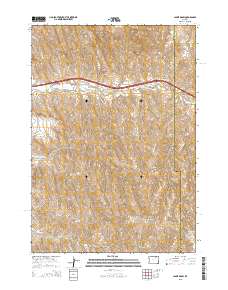 Laskie Draw 2015 topographic map thumbnail