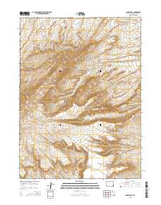 Lion Bluffs 2015 topographic map thumbnail