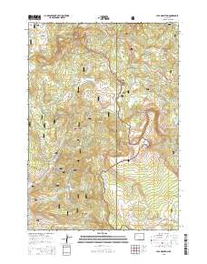Lava Mountain 2015 topographic map thumbnail