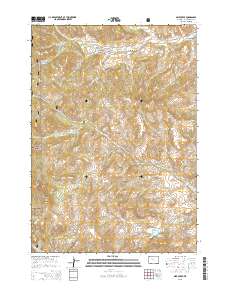 Milk Creek 2015 topographic map thumbnail