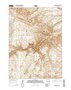 Lewiston Lakes 2015 topographic map thumbnail