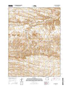 J H D Ranch 2015 topographic map thumbnail