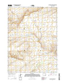 Jack Creek Reservoir 2015 topographic map thumbnail