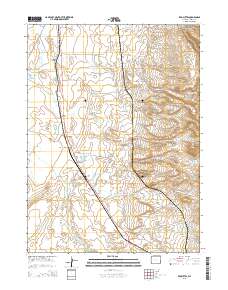 Red Buttes 2015 topographic map thumbnail