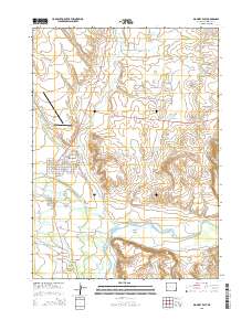 Big Piney East 2015 topographic map thumbnail