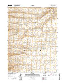 Sand Butte Rim SE 2015 topographic map thumbnail
