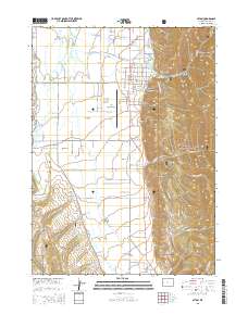 Afton 2015 topographic map thumbnail