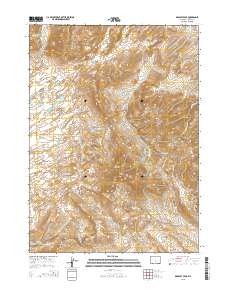 Bradley Peak 2015 topographic map thumbnail