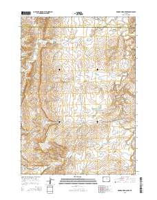 Broken Horn Creek 2015 topographic map thumbnail