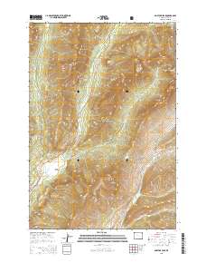 Abiathar Peak 2015 topographic map thumbnail