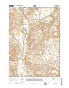 Bain Draw 2015 topographic map thumbnail