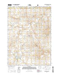 Betty Reservoir 2015 topographic map thumbnail