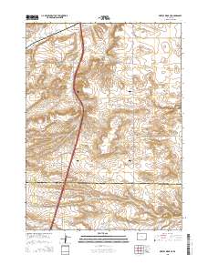Bristol Ridge NE 2015 topographic map thumbnail